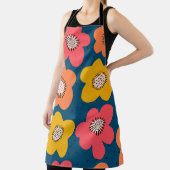 Nahtlose Blume. Wagemutige Floralien Skandinavien Schürze (InSitu)