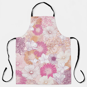 Nahtlose Blumen Schürze