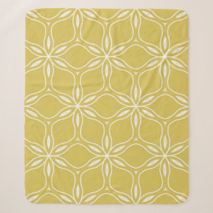 Nahtlose blumengeometrische Muster. Texturvintag Sherpadecke