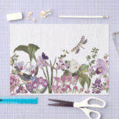 Nahtlose Blumengestelle Seidenpapier (Handwerk)