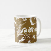 Nahtlose Blumenmuster. abstrakt,Kunst,Hintergrund, Kaffeetasse (VorderseiteRechts)