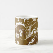 Nahtlose Blumenmuster. abstrakt,Kunst,Hintergrund, Kaffeetasse (Mittel)