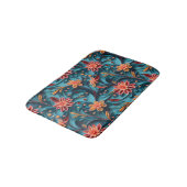 Nahtlose Blumenmuster Bath Mat Badematte (Schrägansicht)