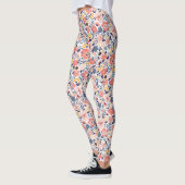 Nahtlose Blumenmuster Beauty Vintag Blossom Leggings (Links)