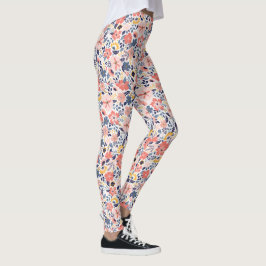 Nahtlose Blumenmuster Beauty Vintag Blossom Leggings