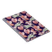 Nahtlose Blumenmuster, Blume, Orchidee, Moderne Notizblock (Rechte Seite)