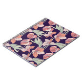 Nahtlose Blumenmuster, Blume, Orchidee, Moderne Notizblock (Linke Seite)