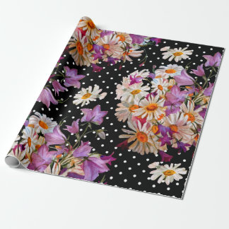 Nahtlose Blumenmuster. Bouquet wild lebender Blume Geschenkpapier