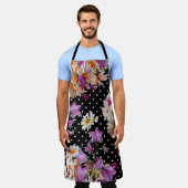 Nahtlose Blumenmuster. Bouquet wild lebender Blume Schürze (Getragen)