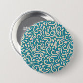 Nahtlose Blumenmuster Button (Vorne & Hinten)