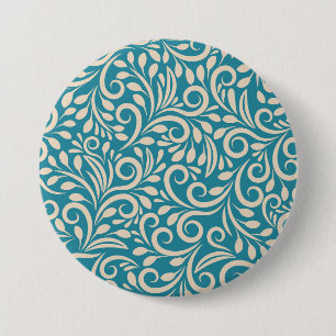 Nahtlose Blumenmuster Button
