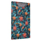 Nahtlose Blumenmuster Clipboard Klemmbrett (Rechts)