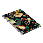 Nahtlose Blumenmuster. Fantasy wi Notizblock (Rechte Seite)