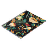 Nahtlose Blumenmuster. Fantasy wi Notizblock (Linke Seite)