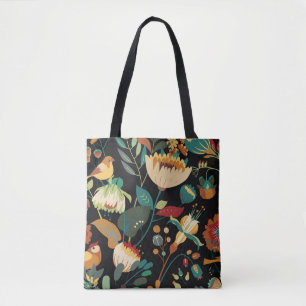 Nahtlose Blumenmuster. Fantasy wi Tasche