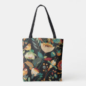 Nahtlose Blumenmuster. Fantasy wi Tasche (Rückseite)