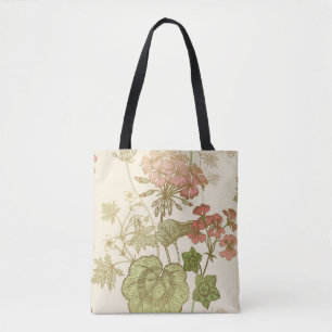 Nahtlose Blumenmuster. Grünes Blattwerk, rosa Gerb Tasche