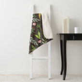 Nahtlose Blumenmuster. Handgezeichnete Aquarellfar Sherpadecke (Beispiel)