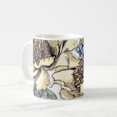 Nahtlose Blumenmuster. Hydrangea, Peony, wildf Kaffeetasse (Vorderseite Links)