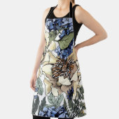 Nahtlose Blumenmuster. Hydrangea, Peony, wildf Schürze (InSitu)