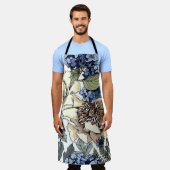 Nahtlose Blumenmuster. Hydrangea, Peony, wildf Schürze (Getragen)