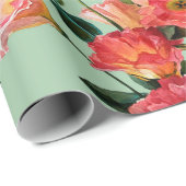 Nahtlose Blumenmuster im viktorianischen Stil. Bou Geschenkpapier (Rolleneckpunkt)