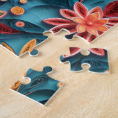 Nahtlose Blumenmuster Jigsaw Puzzle (Seite)