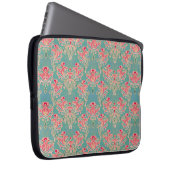 Nahtlose Blumenmuster Laptopschutzhülle (Vorne Rechts)