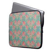 Nahtlose Blumenmuster Laptopschutzhülle (Vorderseite Links)