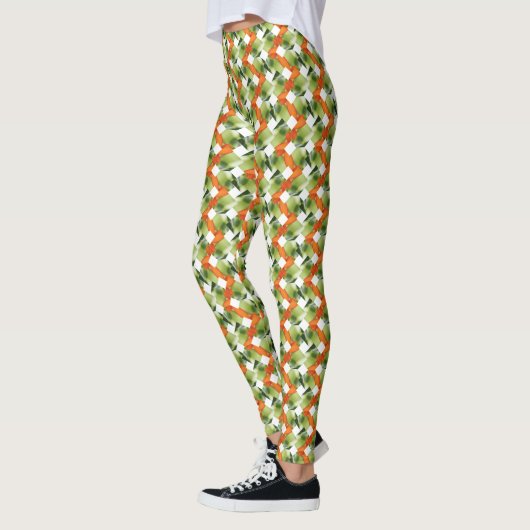 Nahtlose Blumenmuster Leggings (Links)