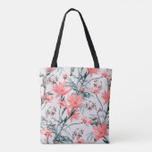 nahtlose Blumenmuster, Margarita und Hyacinthes, Tasche (Rückseite)