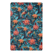 Nahtlose Blumenmuster Mini Clipboard Klemmbrett (Rückseite)