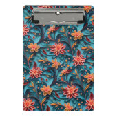Nahtlose Blumenmuster Mini Clipboard Klemmbrett (Vorderseite)