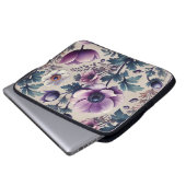nahtlose Blumenmuster mit anemischer Schönheit Laptopschutzhülle (Vorne Knopf)