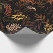 Nahtlose Blumenmuster mit Blätter. Nahtloses Pflas Geschenkpapier (Ecke)