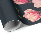 Nahtlose Blumenmuster mit handgezeichnetem Hinterg Geschenkpapier (Rolleneckpunkt)