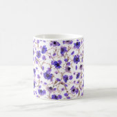 Nahtlose Blumenmuster mit markierten Blume Kaffeetasse (Mittel)