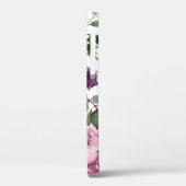 Nahtlose Blumenmuster mit Rose, Aquarell. Case-Mate iPhone Hülle (Rückseite / Links)