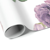 Nahtlose Blumenmuster mit Rose, Aquarell. Geschenkpapier (Rolleneckpunkt)