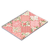 Nahtlose Blumenmuster mit Rose in PA Notizblock (Linke Seite)