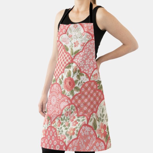 Nahtlose Blumenmuster mit Rose in PA Schürze (InSitu)