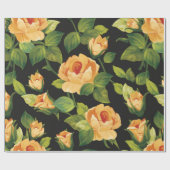 Nahtlose Blumenmuster mit schönen Rose Geschenkpapier (Flach)