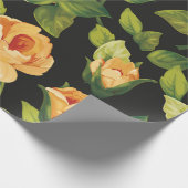 Nahtlose Blumenmuster mit schönen Rose Geschenkpapier (Ecke)