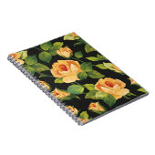 Nahtlose Blumenmuster mit schönen Rose Notizblock (Rechte Seite)