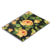 Nahtlose Blumenmuster mit schönen Rose Notizblock (Linke Seite)