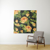 Nahtlose Blumenmuster mit schönen Rose Wandteppich (Beispiel)