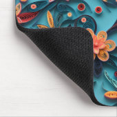 Nahtlose Blumenmuster Mousepad (Ecke)