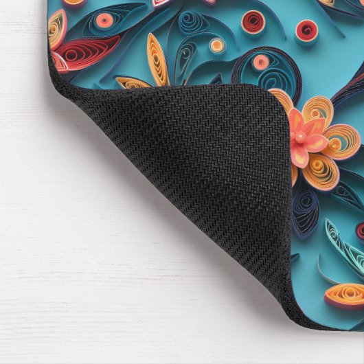 Nahtlose Blumenmuster Mousepad (Ecke)