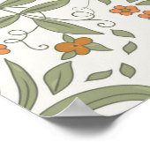 Nahtlose Blumenmuster. Poster (Ecke)