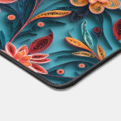 Nahtlose Blumenmuster Schreibtischmatte (Ecke)